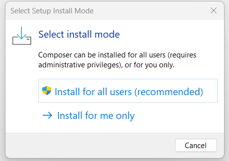 Installare e utilizzare Composer su Windows 11 - IONOS