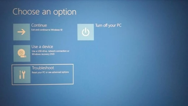 Windows 11: menu di avvio avanzato