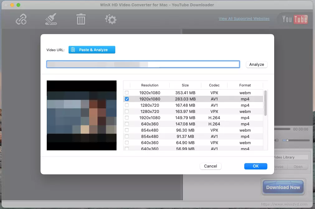 Screenshot di WinX HD Video Converter