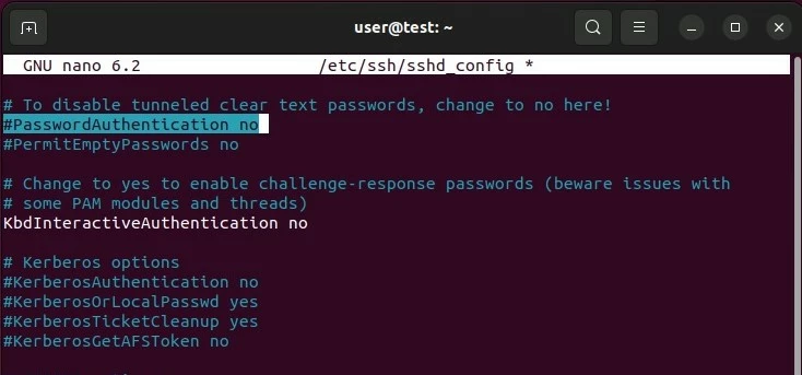 Chiave SSH in Ubuntu: immissione della passphrase