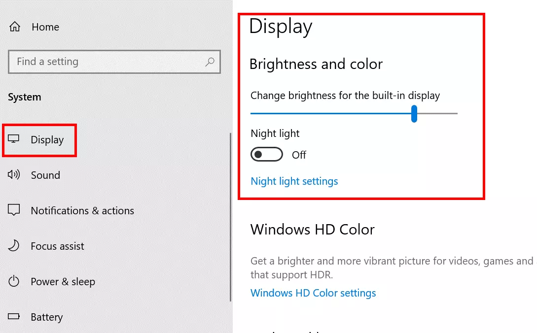 Windows 10: impostare la luminosità