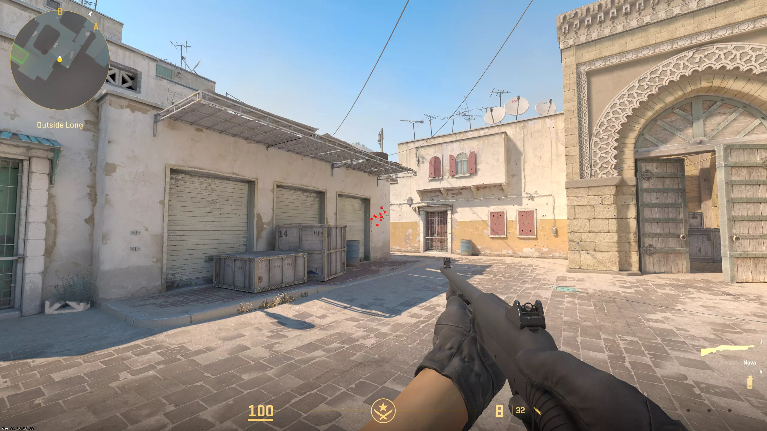 Screenshot di Counter Strike 2: modalità di allenamento