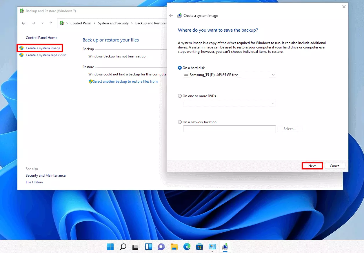 Windows 11: creare un’immagine di sistema