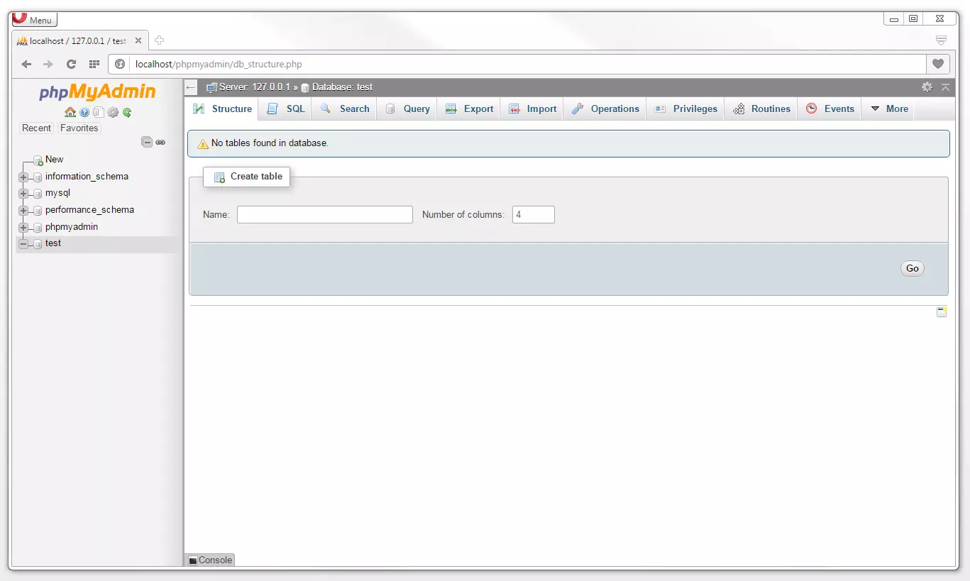 Creare delle tabelle con phpMyAdmin