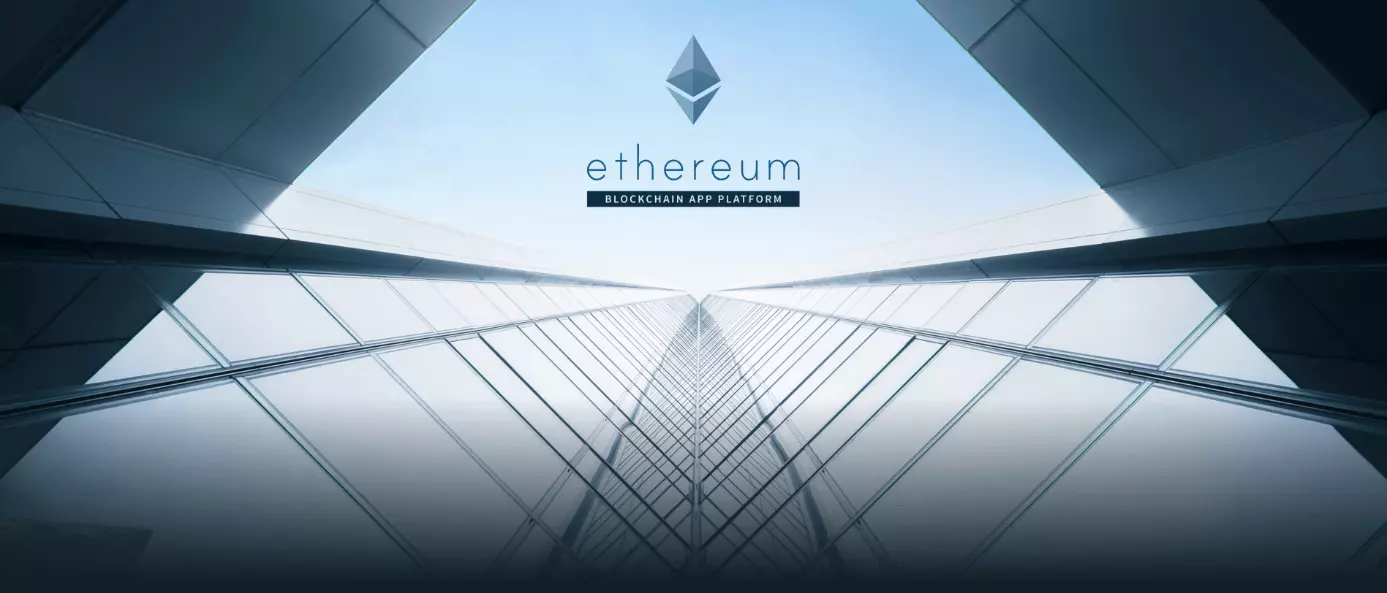 Screenshot del sito web di Ethereum