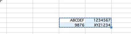 Excel: incollare l’intervallo di celle tagliato