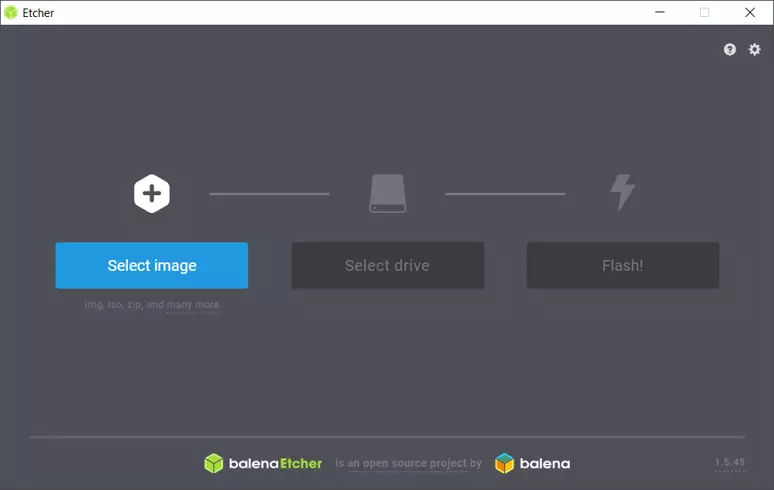 Flashing dell’immagine NextCloudPi: preparitivi iniziali nel software balenaEtcher