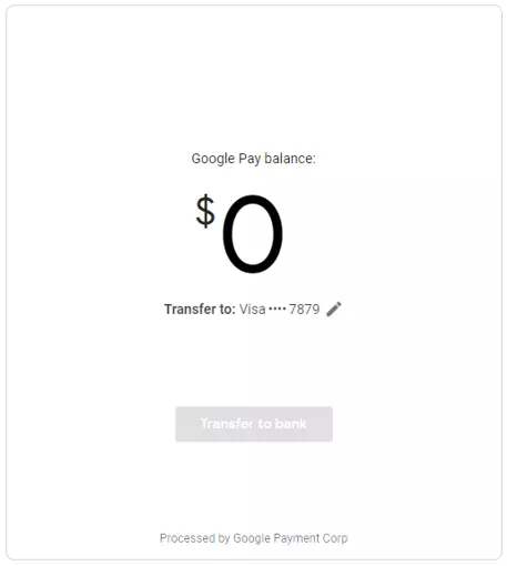 Bonifico da Google Pay