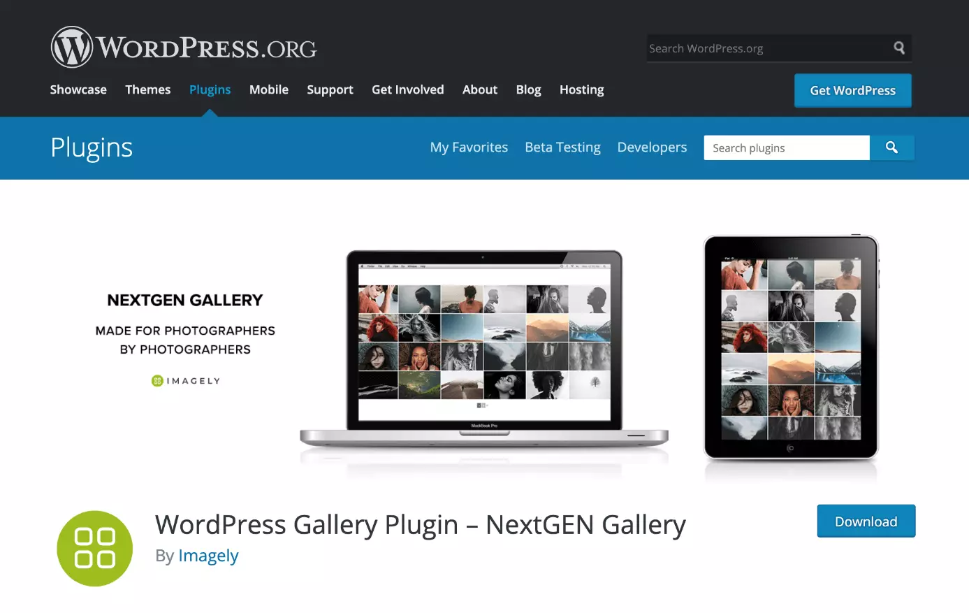 NextGEN Gallery può essere scaricato da WordPress.org