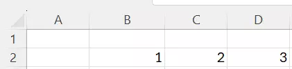 Excel: esempio di documento con il contenuto della cella diviso