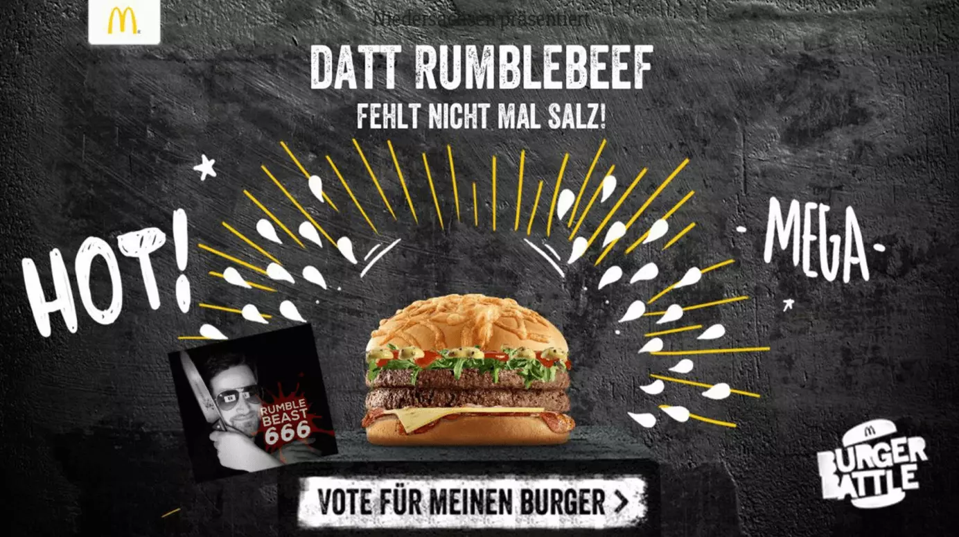 Esempio di proposta per la Burger Battle