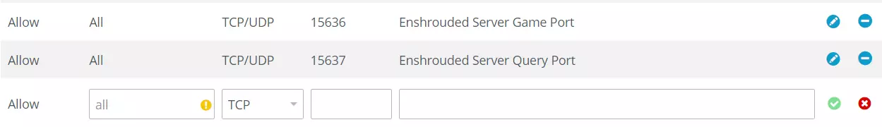 Server per Enshrouded: aprire le porte nel Cloud Panel di IONOS