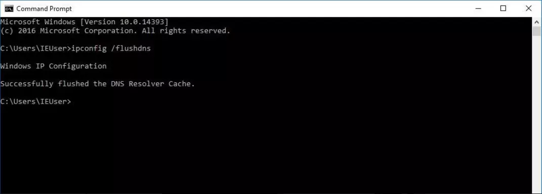 Windows 10: DNS flush tramite il prompt dei comandi