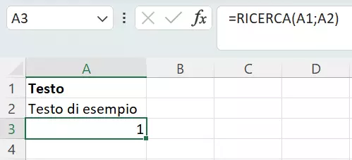 Cercare le ripetizioni all’interno di un testo con RICERCA di Excel