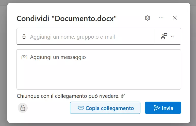 Modifica delle autorizzazioni in Word Online