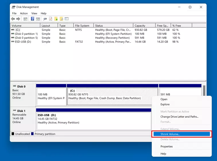 Riduci volume in Windows 11