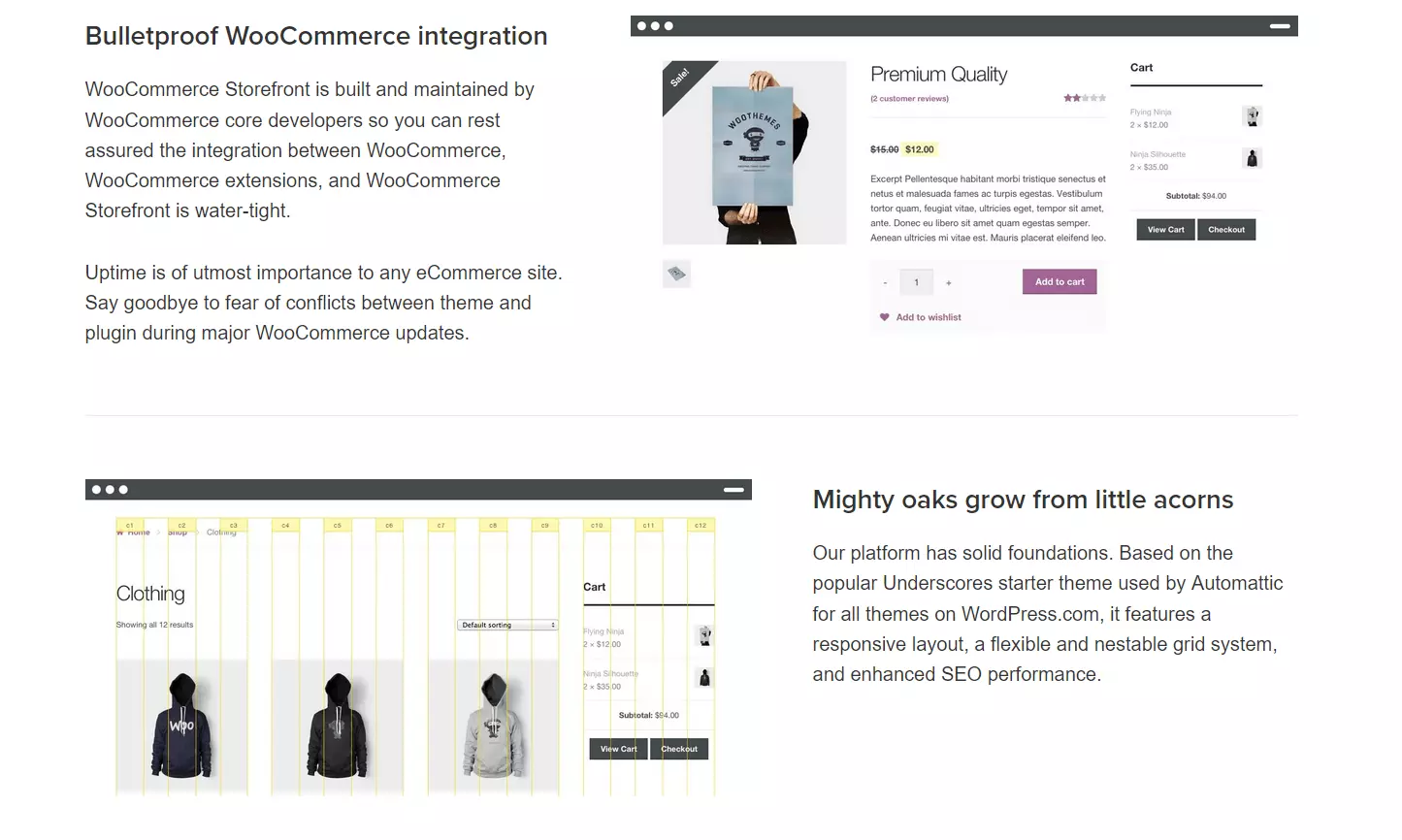 Homepage di WooCommerce