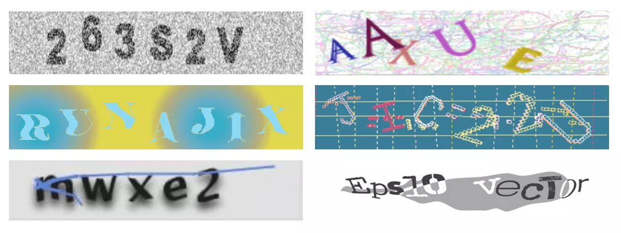 Captcha testuali a confronto