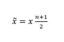 Formula della mediana per un numero dispari di valori