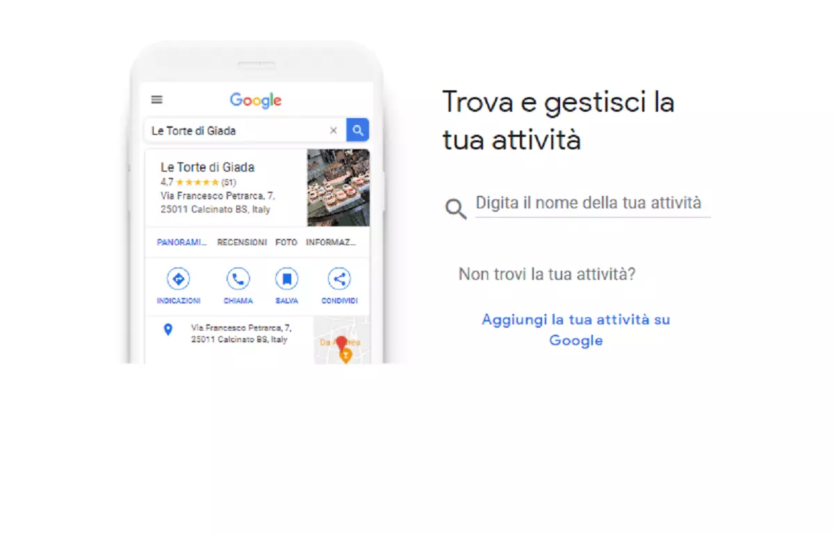 Registrarsi a Google My Business: trovare e gestire attività