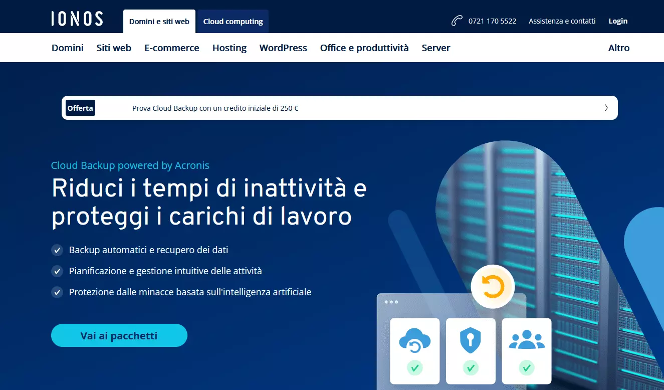 Cloud Backup di IONOS