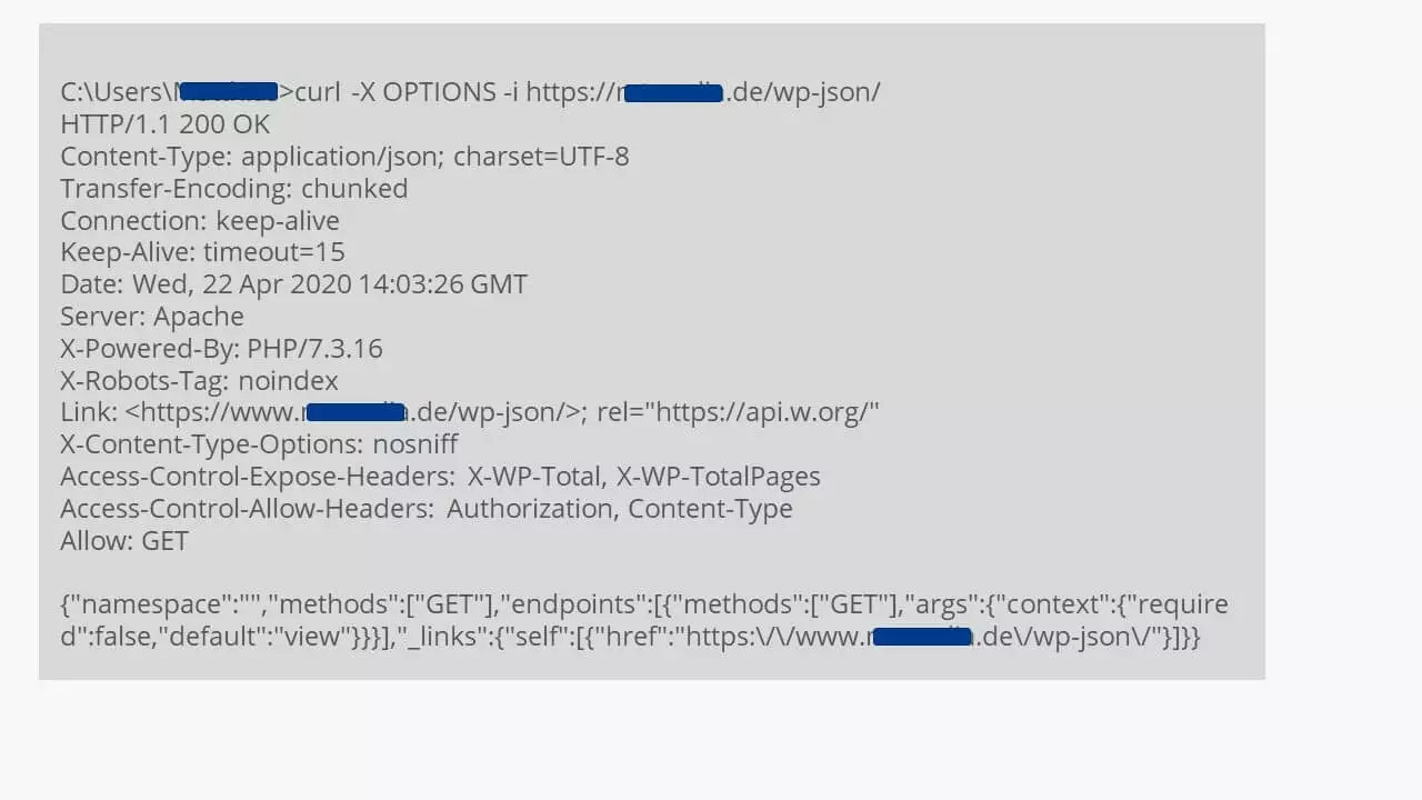 La REST API di WordPress tramite il prompt dei comandi 