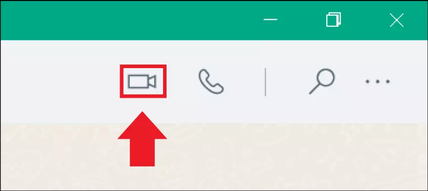 L’icona della fotocamera per la funzione video di WhatsApp