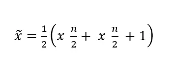 Formula della mediana per un numero pari di valori