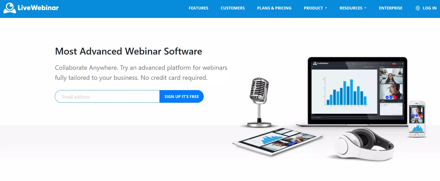 Sito web di LiveWebinar