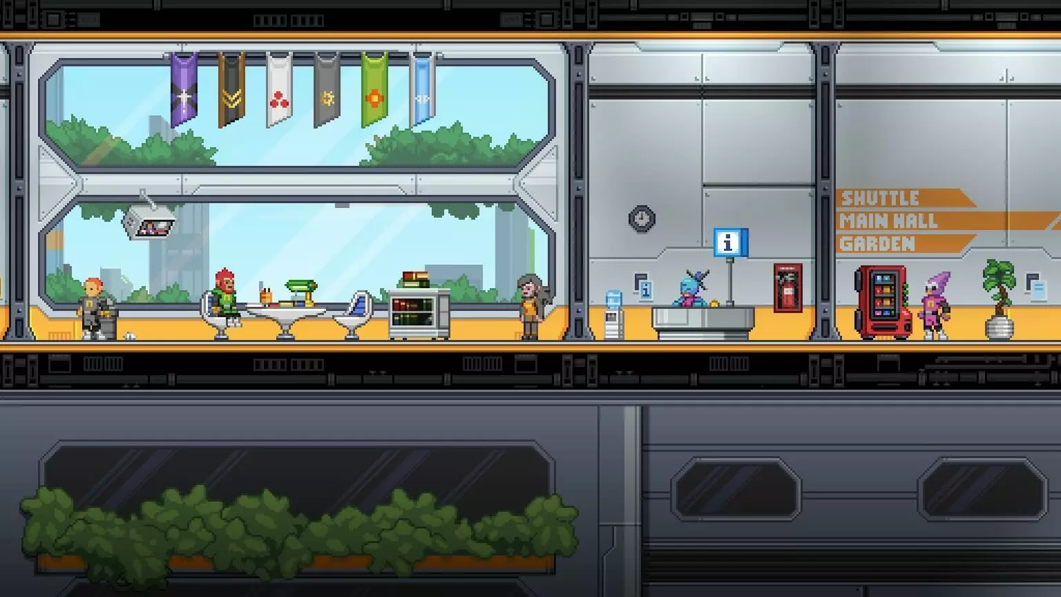 Scena di gioco da Starbound