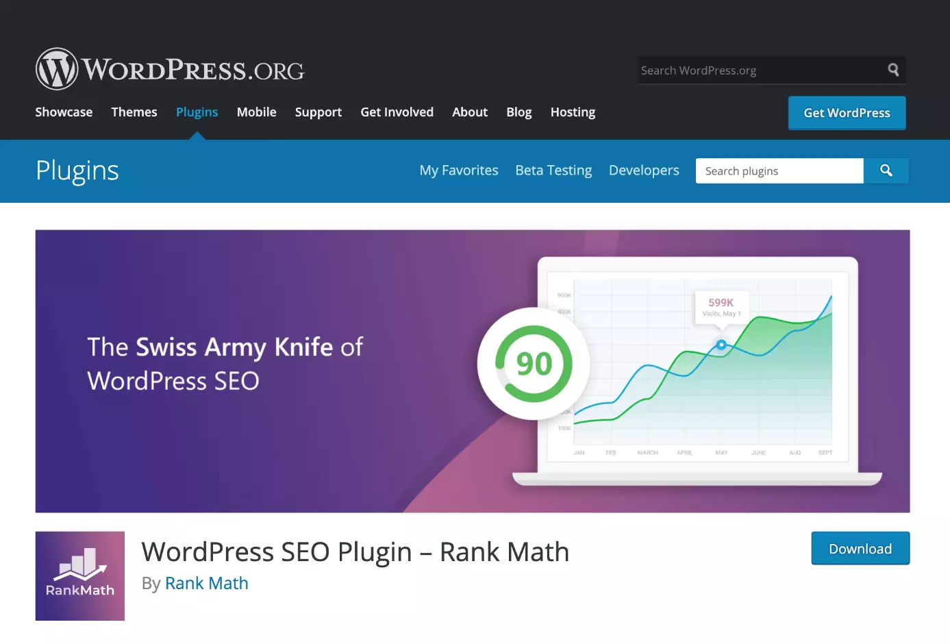 Rank Math su WordPress.org