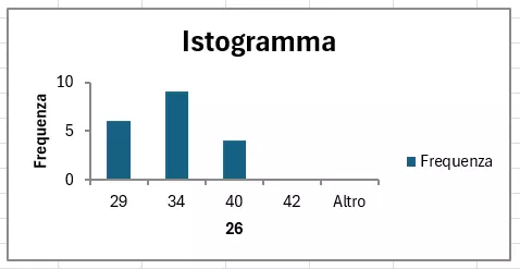 Istogramma su Excel