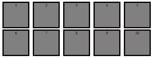 CSS Grid in uno schermo di dimensioni medie