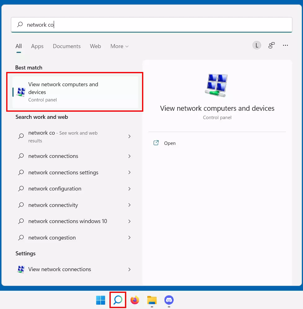 Windows 11: ricerca delle connessioni di rete