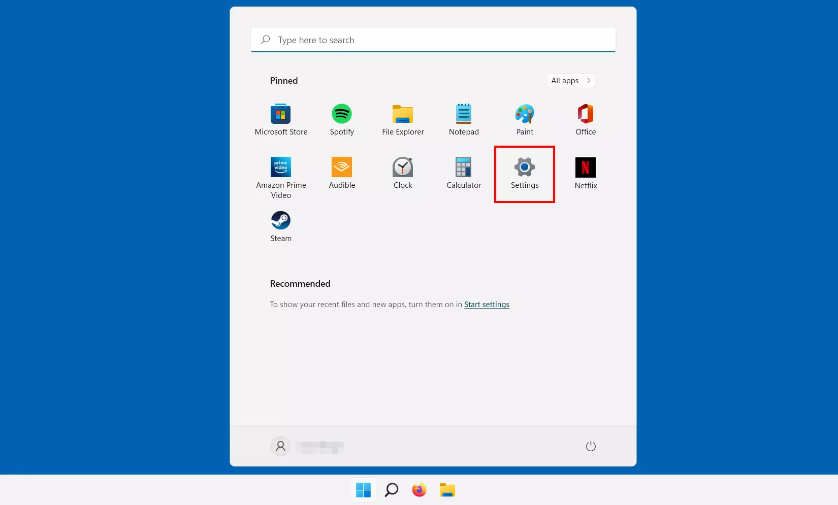 Windows 11: menu di avvio